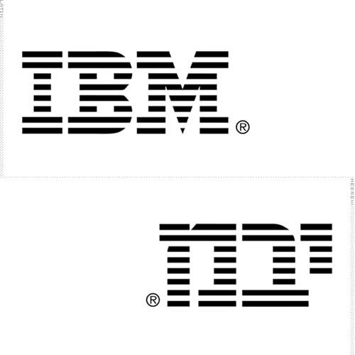 IBM logosunun İbranice kullanımı