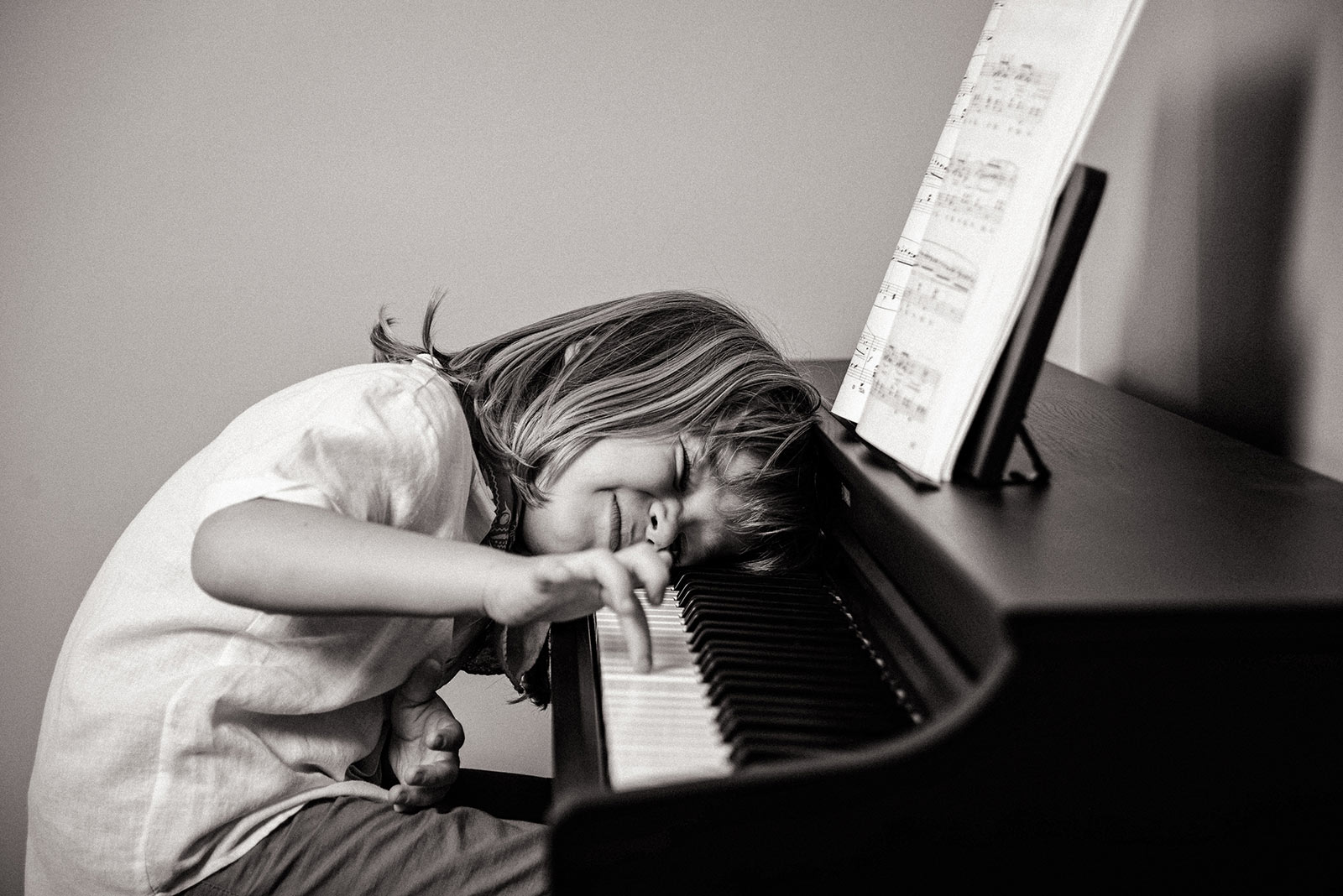 Pianist kid Uras Bulut, June 2018
