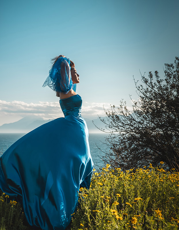 Antalya flying dress photoshoot