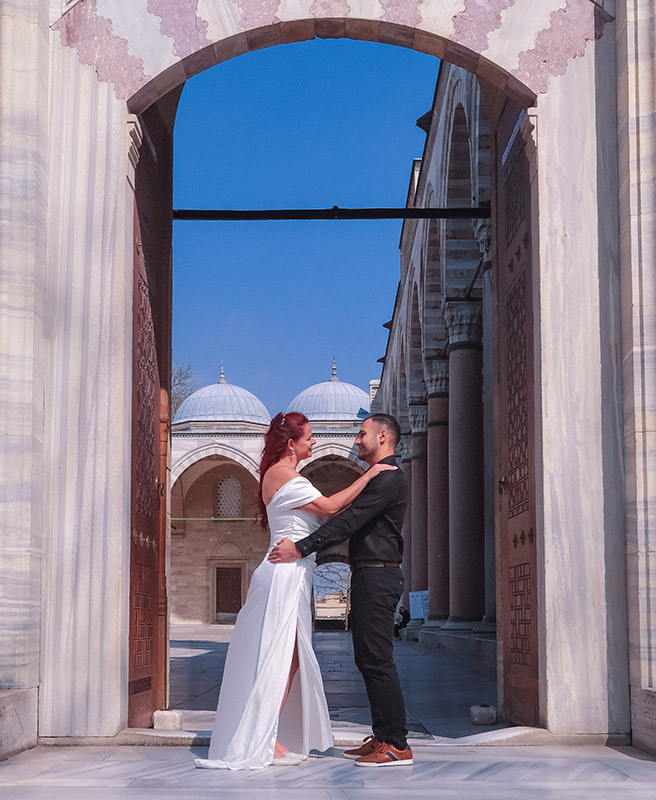 Wedding photo session in Suleymaniye