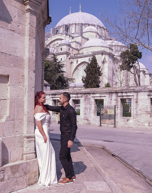 Wedding photo session in Suleymaniye