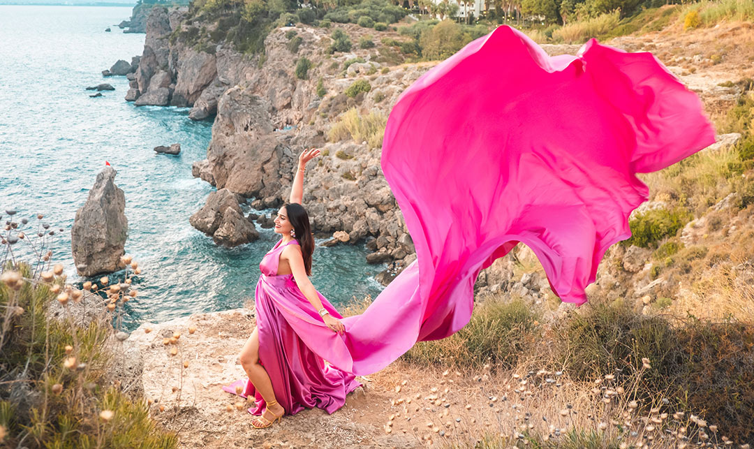 Flying Dress Photoshoot in Antalya