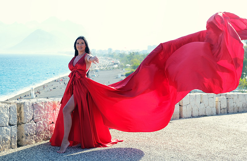 Antalya Flying Dress Photoshoot
