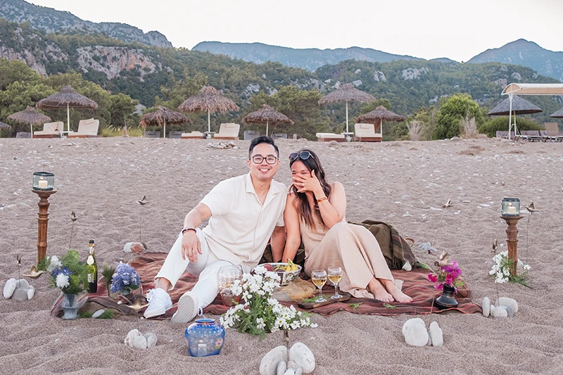 Proposal Photoshoot in Çıralı - Calvin & Teresa
