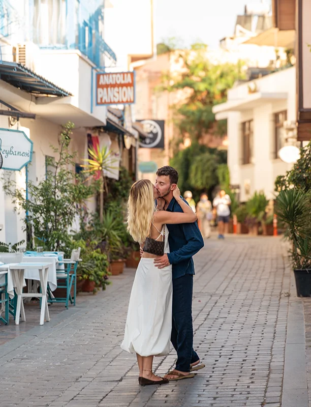 Proposal Photoshoot in Antalya Oldtown - Connor & Lovis. Antalya Evlilik Teklifi Fotoğraf Çekimi