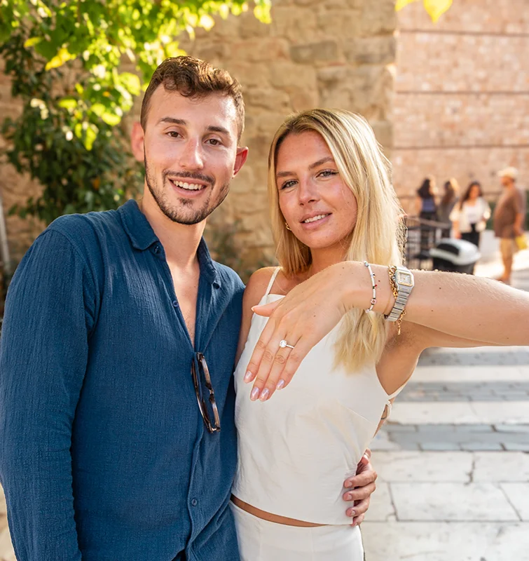 Surprise Marriage Proposal Photoshoot in Antalya Oldtown - Connor & Lovis