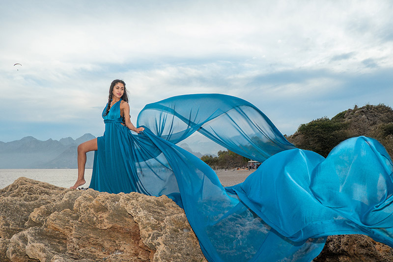 What to Wear for a Flying Dress Photoshoot in Antalya