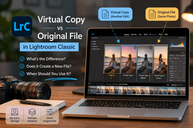 Virtual Copy vs Original File in Lightroom Classic: What's the Difference?